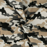 CHILLY - Anti Pill Fleece Print - Camouflage - Grey