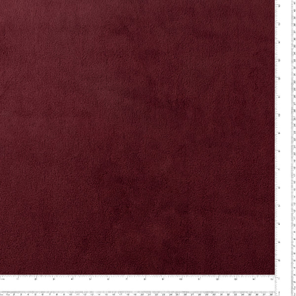 Anti-pill Fleece Solid - ICY - Tawny Port