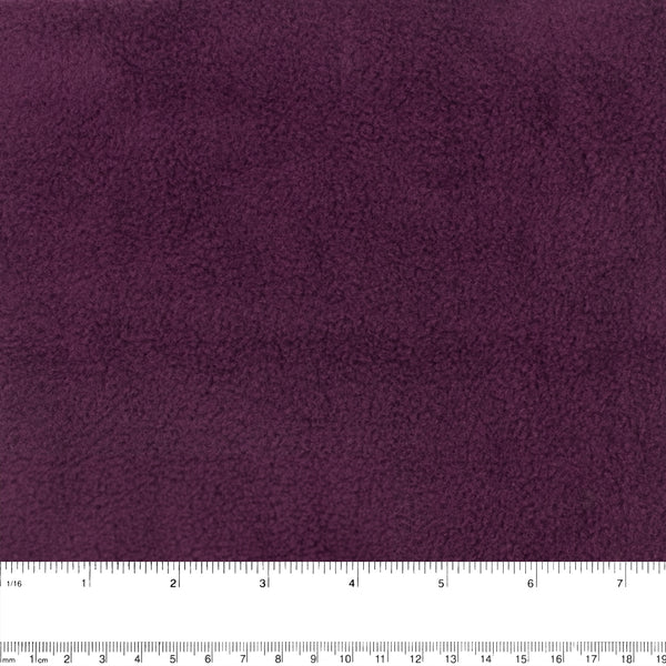 Anti-pill Fleece Solid - ICY - Plum purple