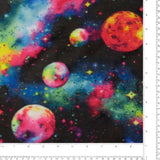 Molleton Imprimé - CORAL - 021 - Noir