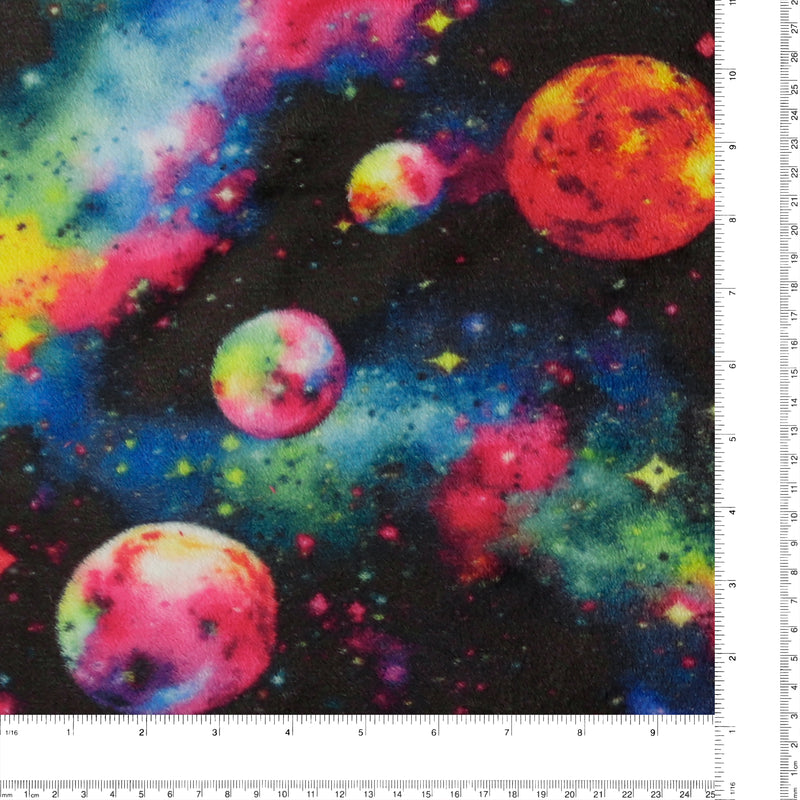 Molleton Imprimé - CORAL - 021 - Noir