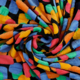 Molleton Imprimé - CORAL - 025 - Noir