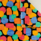Molleton Imprimé - CORAL - 025 - Noir