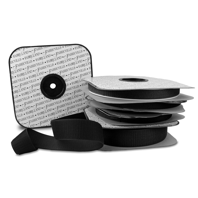 Hook & Loop - Adhesive Hook Tape - Black
