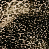 Tricot imprimé - NATURE SAUVAGE - Léopard - Brun foncé