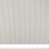 Rayon Poplin Stripe - Large Stripe - Blue
