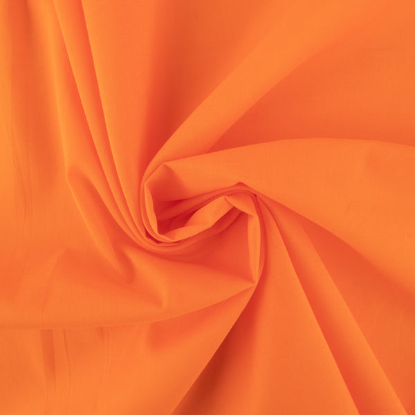 Voile de coton uni - KATIA - Orange