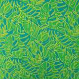 Printed Cotton Voile - KATIA - Leafs - Green