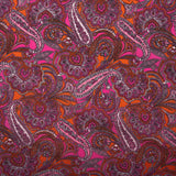 Printed Polyester - KOSHIBO - Paisley - Strawberry