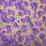 Printed Polyester - KOSHIBO - Daisy - Lilac