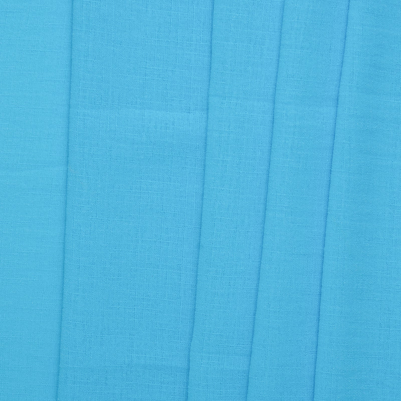 Solid Slub Polyester - MARISA - Powder blue