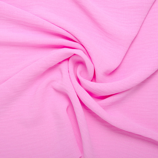 Jersey de polyester uni - MARISA - Rose