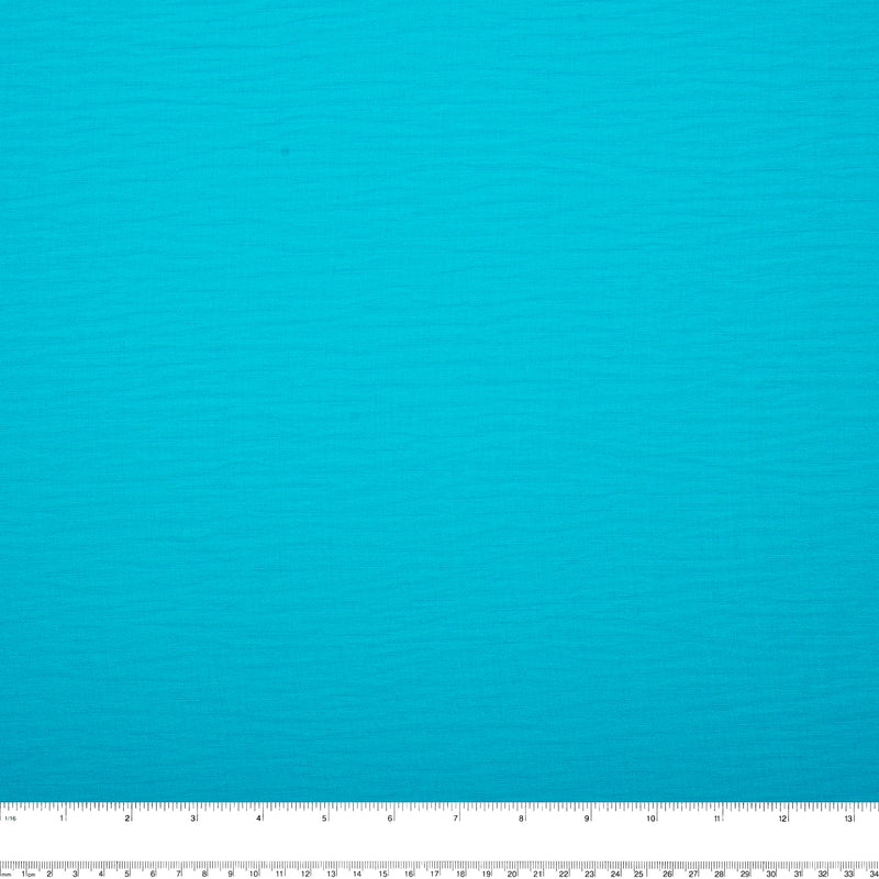 Solid Slub Polyester - MARISA - Frosty blue
