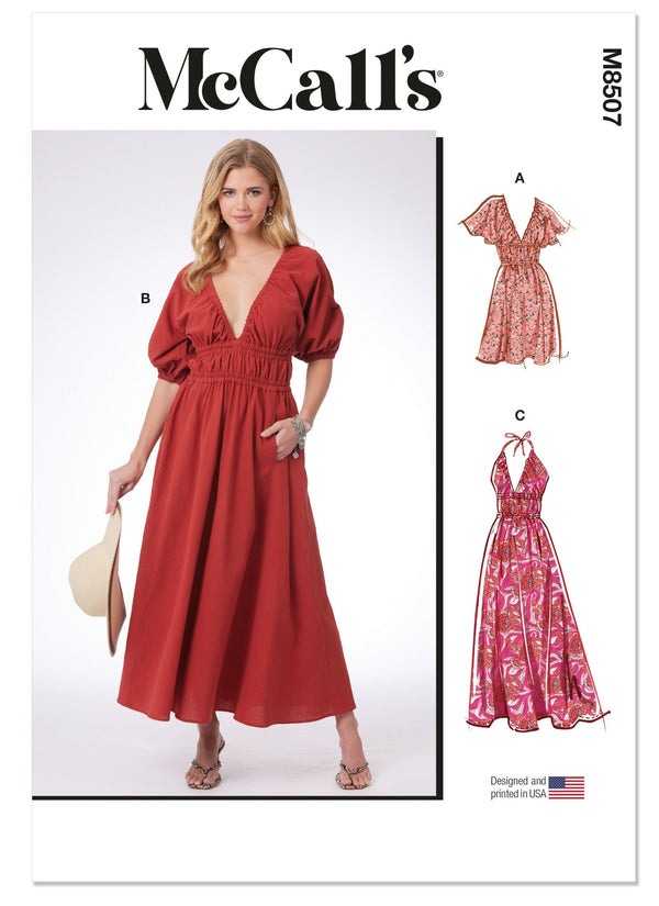 MCCALL&#039;S - M8499  Robes pour Jeunes Femmes et Femmes