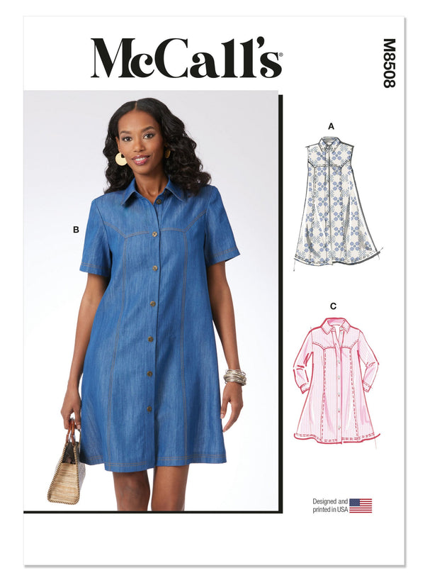 MCCALL'S - M8508 Misses' Dress with Sleeve Variations