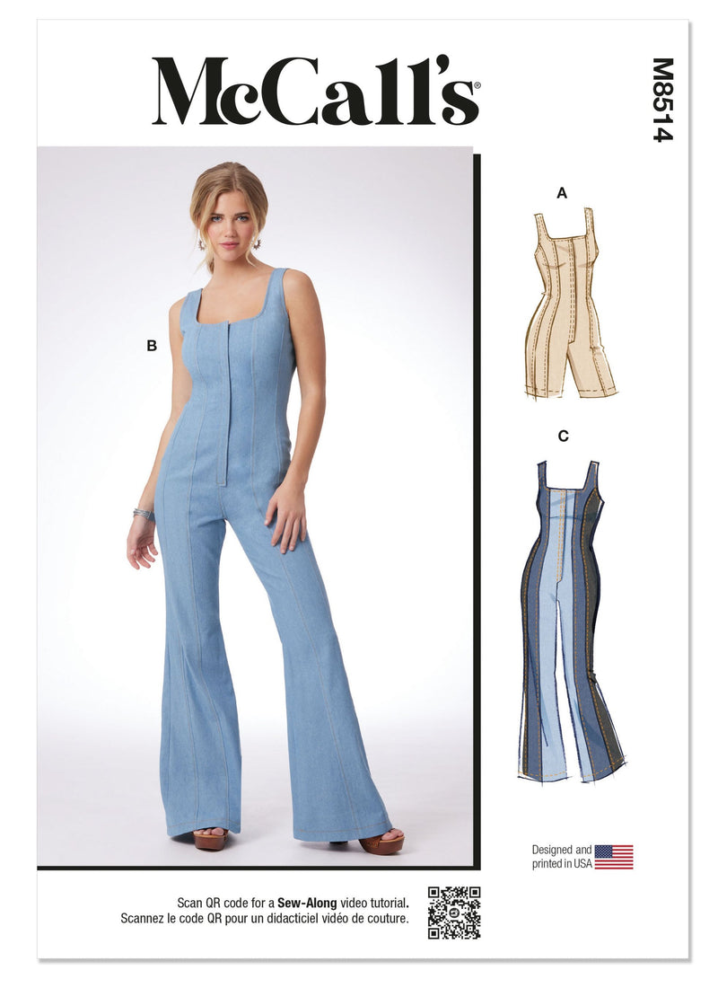 MCCALL'S - M8514 Misses' and Women's Romper and Jumpsuits