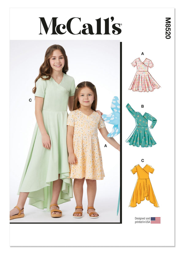 MCCALL&#039;S - M8499 Robes en Tricot pour Enfants et Fillettes