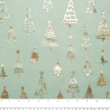 Holiday Organza Foil - Christmas tree - Green