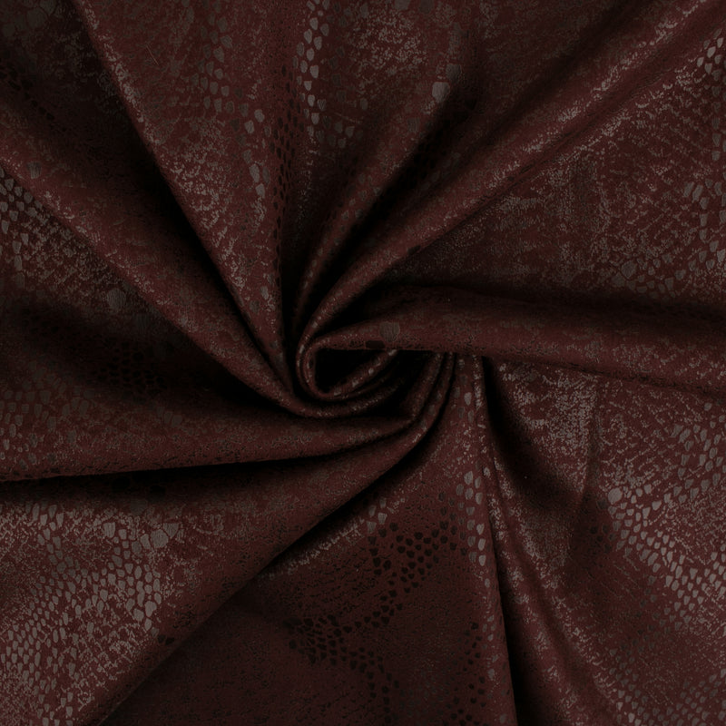 Suede - CALISTA - Snake - Burgundy