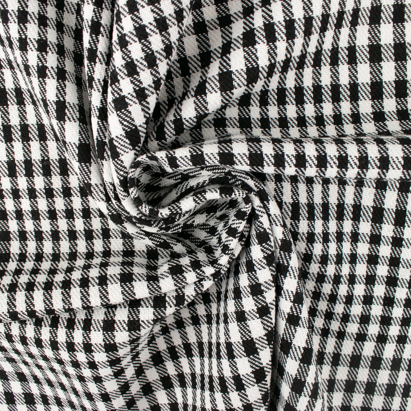 Plaid jacketing - LUMBERJACK - Black / White