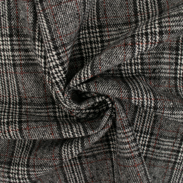 Plaid and tweed - DOWNTOWN - Prince of Galles - Black / Rust