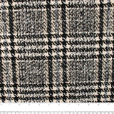 Plaid and tweed - DOWNTOWN - Houndstooth - Black / Blue