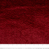 Tissu uni pour manteau - «FURRY» - Rouge