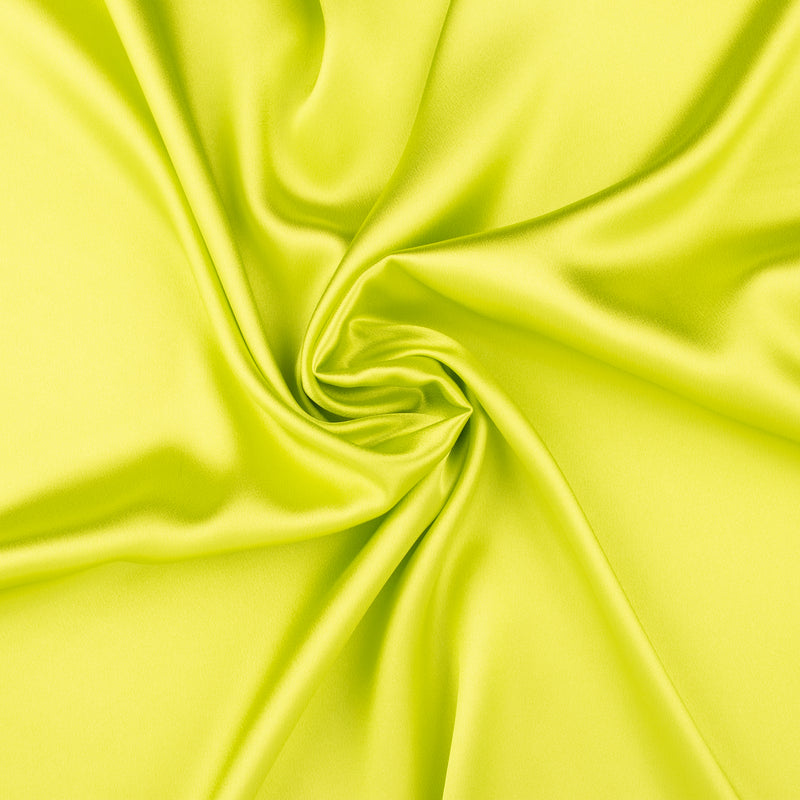 Satin uni - VICTORIA - Lime