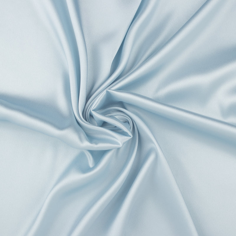 Satin uni - VICTORIA - Bleu bébé