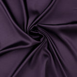 Satin uni - VICTORIA - Aubergine