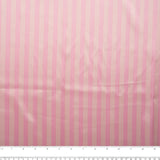 Printed satin - VICTORIA - Stripes - Pink