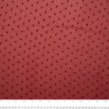 Printed polyester - OLIVIA - Stitch - Chili red