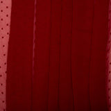 Printed polyester - OLIVIA - Stitch - Chili red