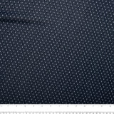 Printed polyester - OLIVIA - Drops - Navy