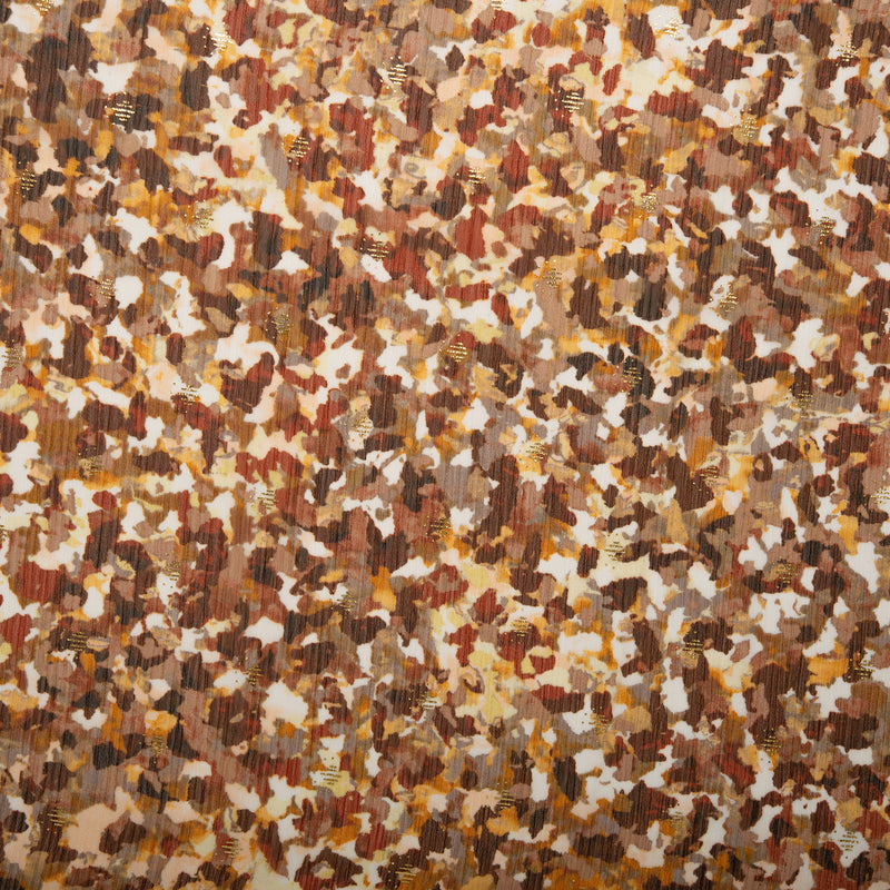 Printed polyester - OLIVIA - Cheetah - Brown
