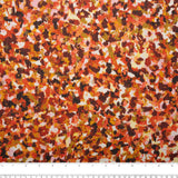 Printed polyester - OLIVIA - Cheetah - Orange