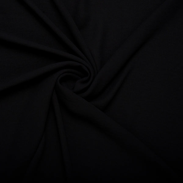 Polyester uni - OLIVIA - Noir