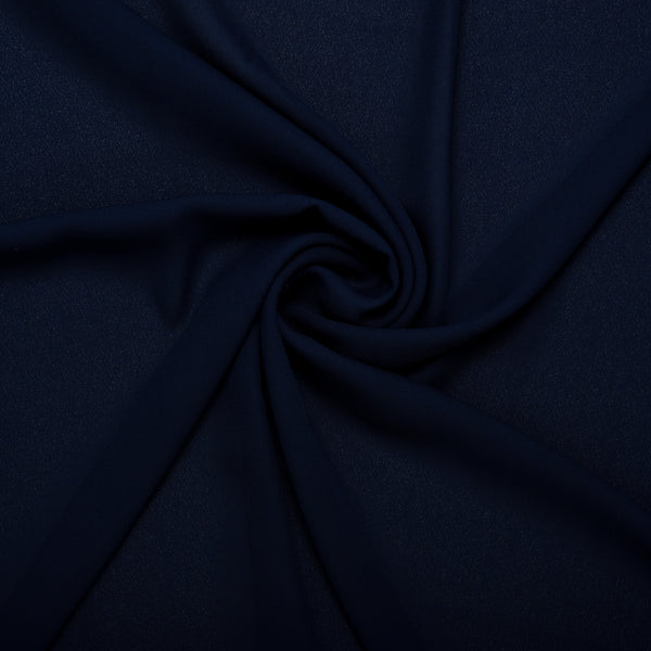 Solid Polyester - OLIVIA - Midnight blue
