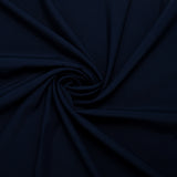 Polyester uni - OLIVIA - Bleu nuit moyen