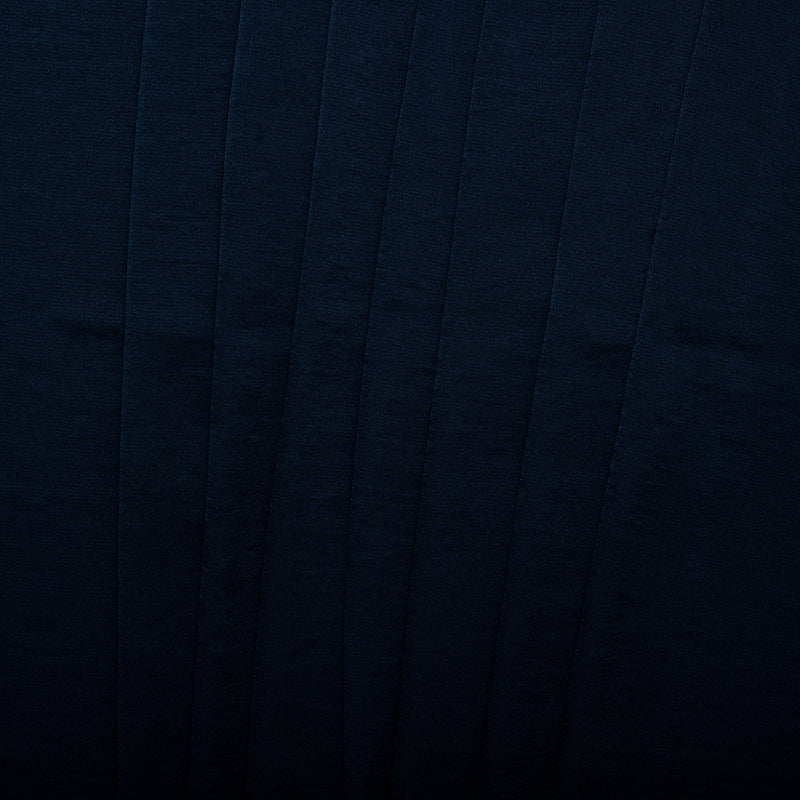 Polyester uni - OLIVIA - Bleu nuit foncé