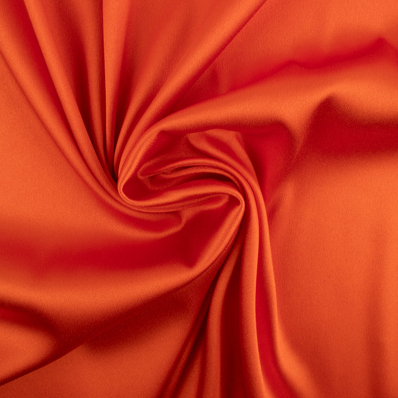 Stretch Satin - LUSH - Orange