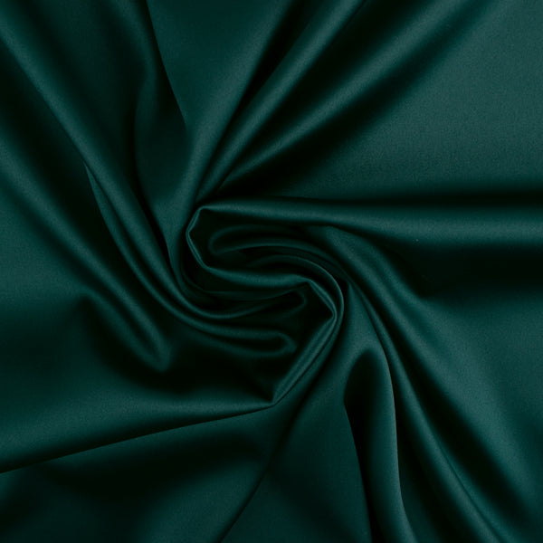 Stretch Satin - LUSH - Forest green