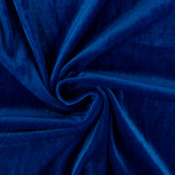 Solid velvet knit - VENEZIA - Electric blue