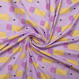 Printed Soft Knit - JAMAS - Pencils - Rose lilac