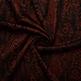 Plaid & Jacquard Fashion Knit - Snake - Maple