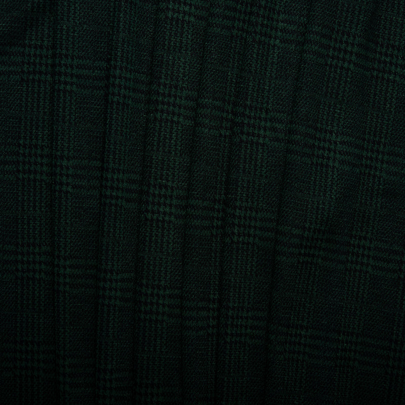 Plaid & Jacquard Fashion Knit - Houndstooth - Green