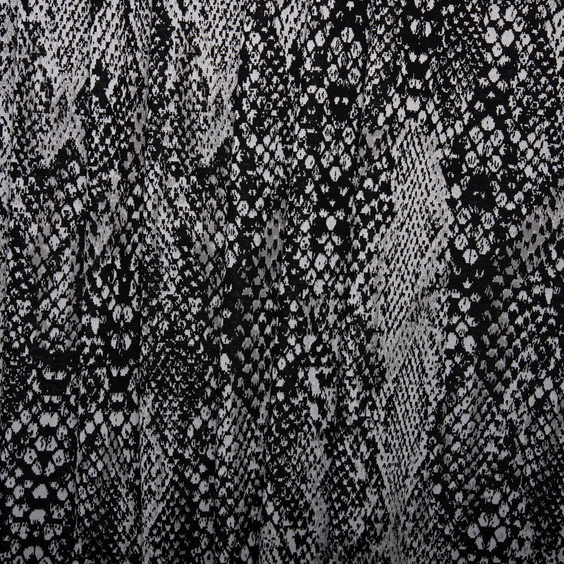 Plaid & Jacquard Fashion Knit - Snakes - Grey