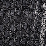 Heavy Knit - MELLISA - Snakes - Black