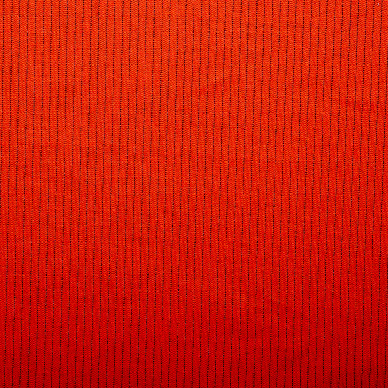Tricot côtelé endoit plat - LOGAN - Rouge orangé