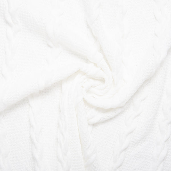 Cable Knit - ADELLE - White